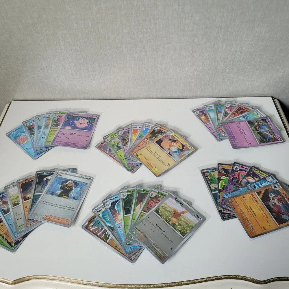 Pokemon Card Lot 40ct Mixed Holo Reverse Holo Double Rare ex Promo TCG Bundle